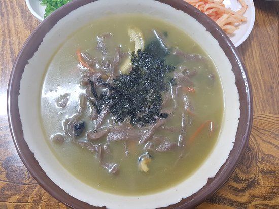 Jungmun Sudu Ribo Mal Noodles Soup