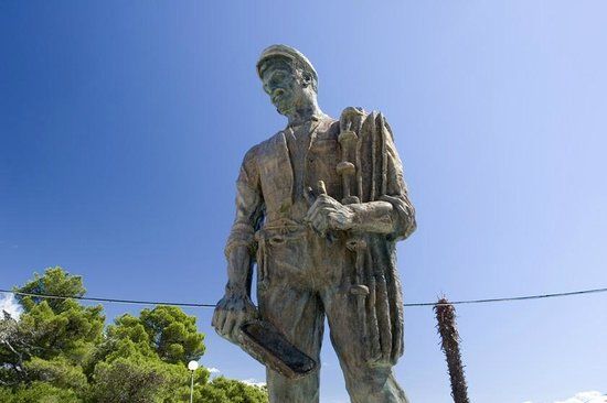 The Bronze Fisherman Statue