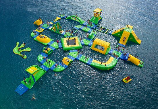 AquaSplash Inflatable Water Park