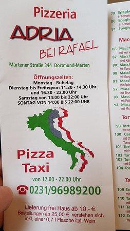 Pizzeria Adria bei Raphaele