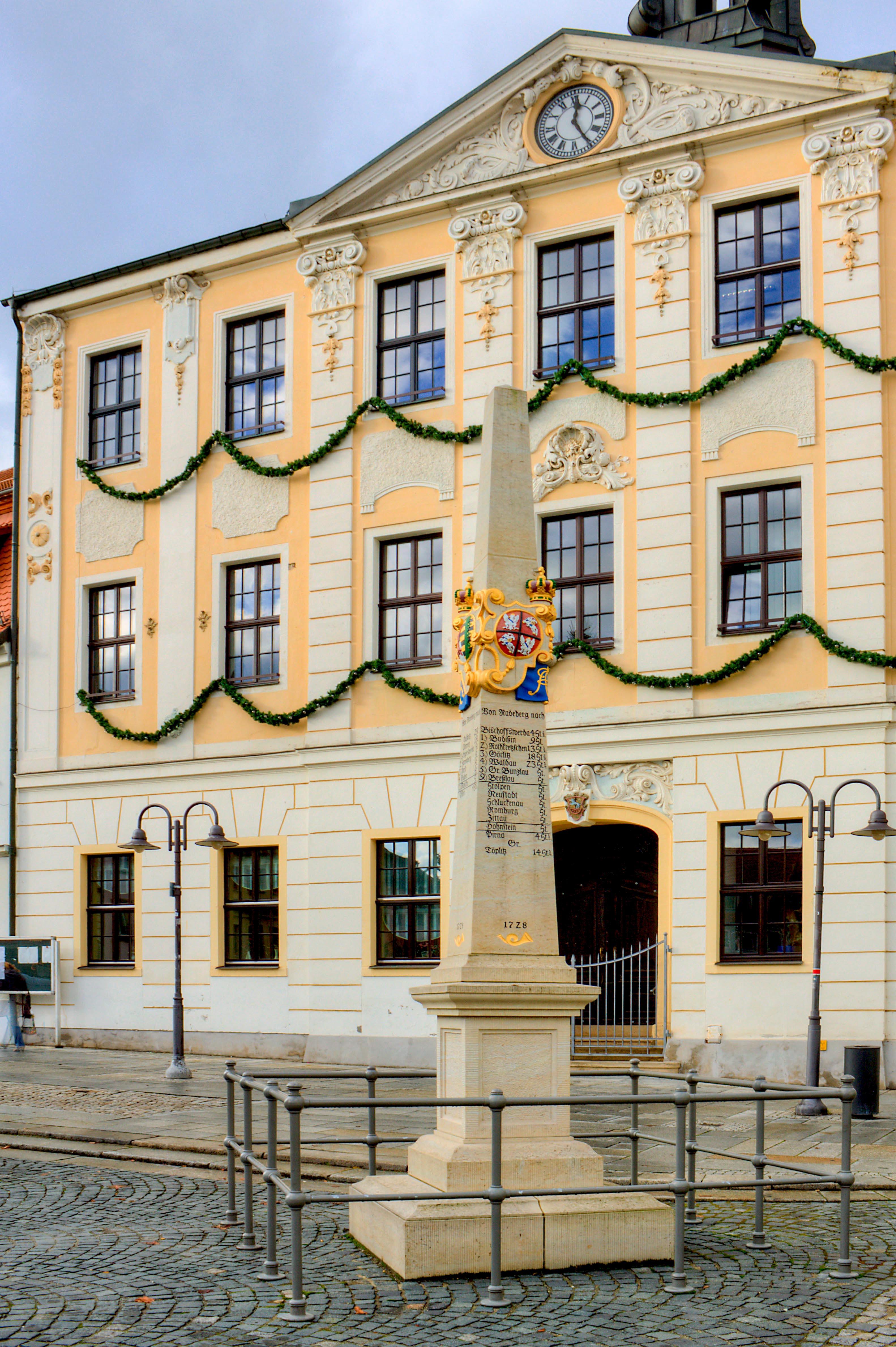 Postmeilensaule in Radeberg