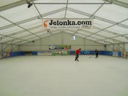 Year-round ice rink synthetic