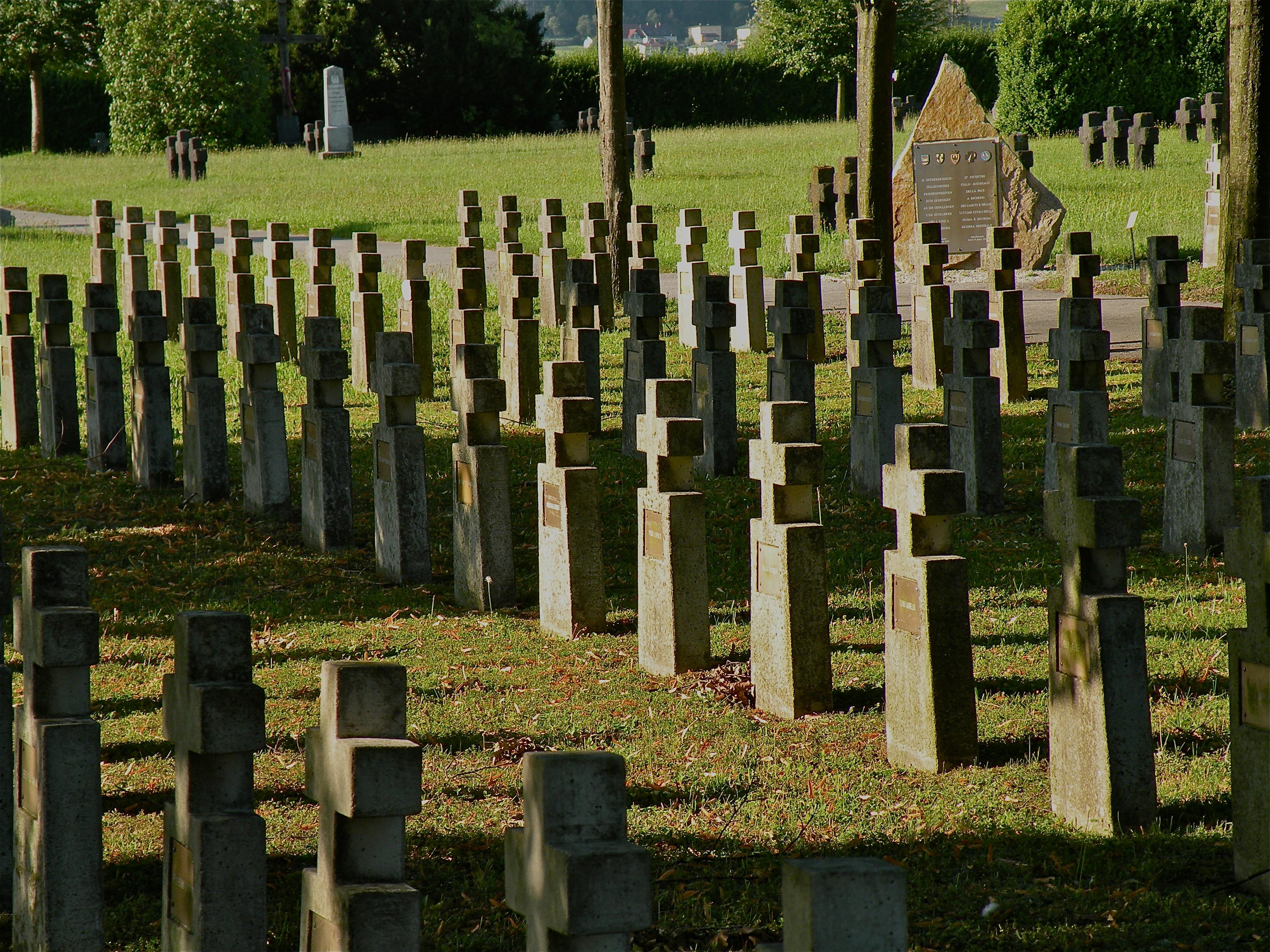 Soldatenfriedhof in Mauthausen