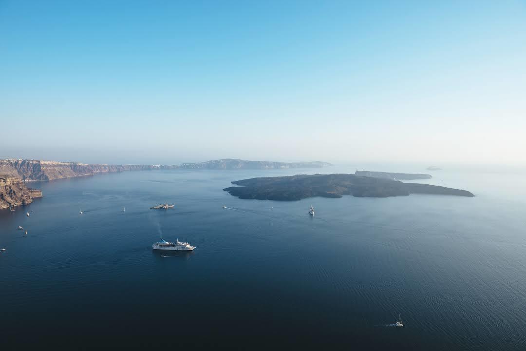 Santorini caldera