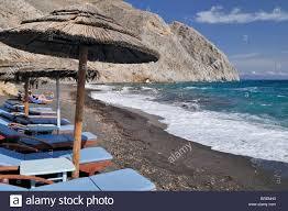 Perissa Black Sand Beach