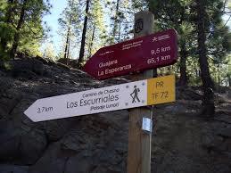 Starting point of the 'Lunar landscape' trail