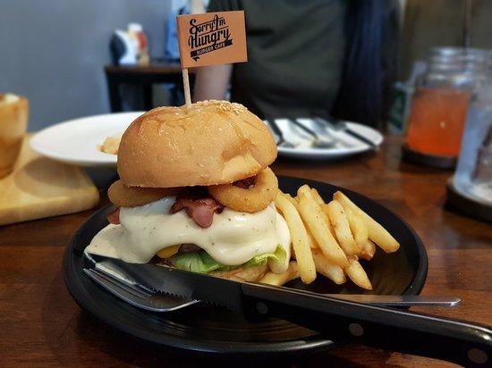 Sorry I'm hungry burger Cafe
