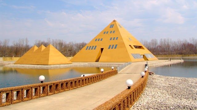 Gold Pyramid House