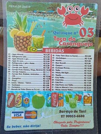 Quiosque Toca do Caranguejo