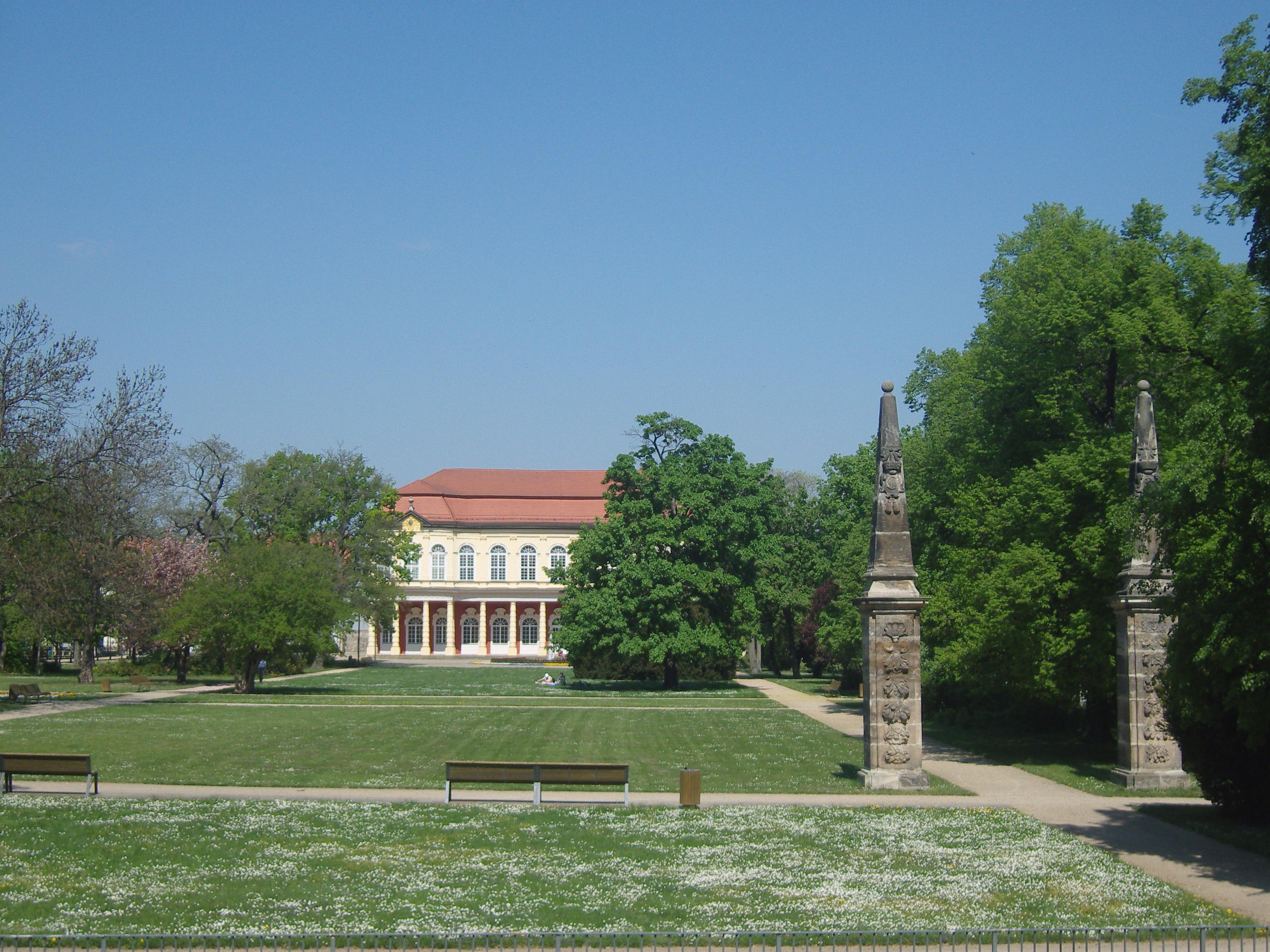 Tuinen van het paleis van Merseburg