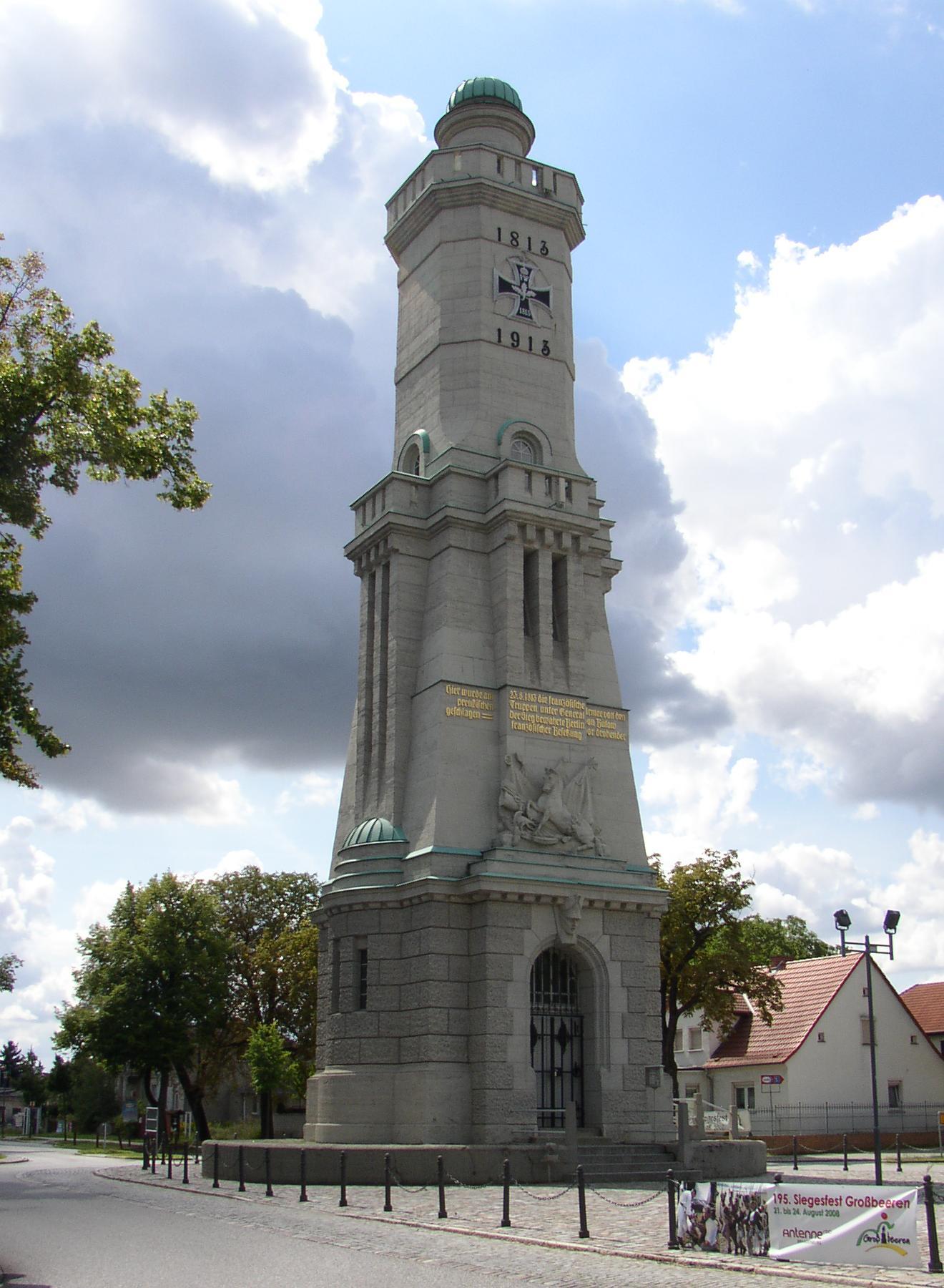 Gedenkturm an die Schlacht bei Grossbeeren 1813