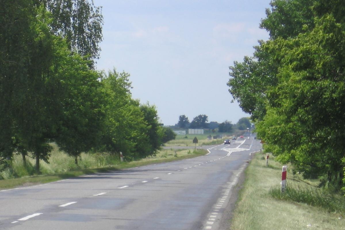 Sroda Slaska Highway Strip