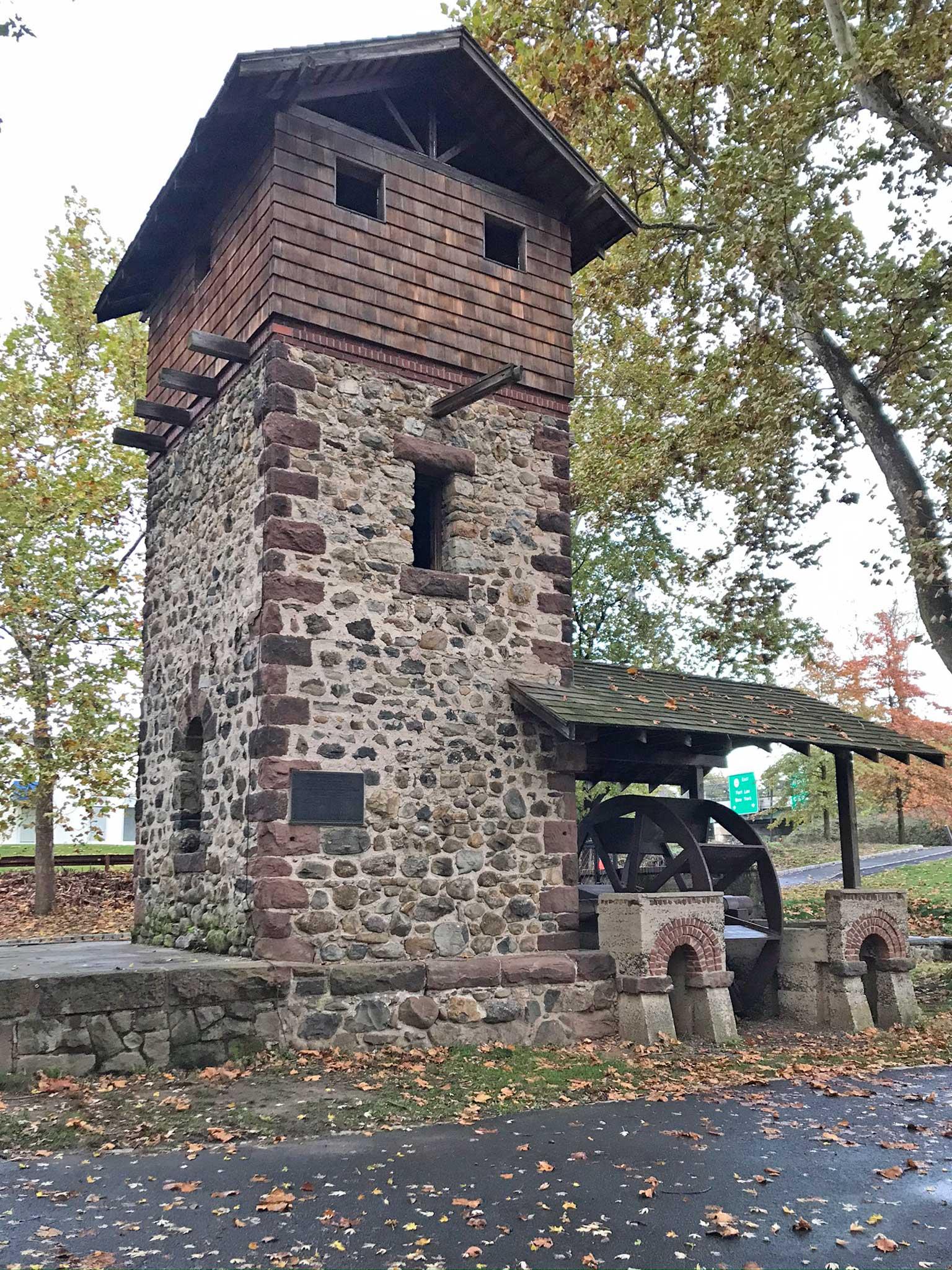 Red Mill and Water Wheel