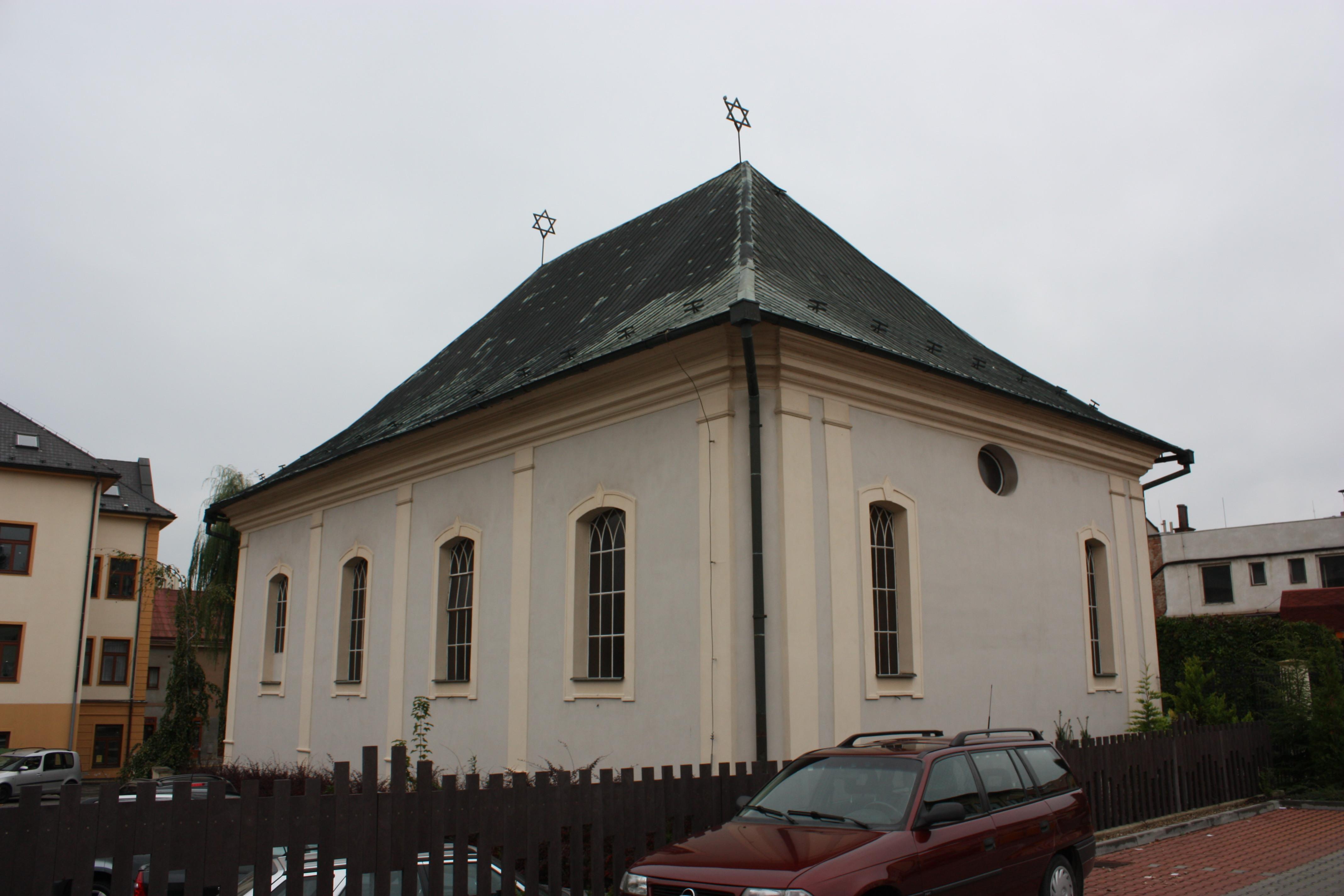 Synagoga a zidovske domy
