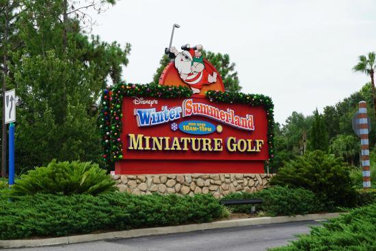 Disney's Winter Summerland Miniature Golf Course
