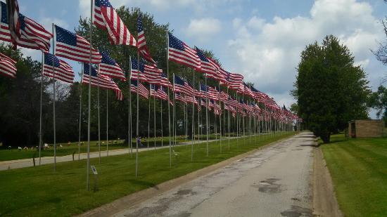 The Avenue of 444 Flags