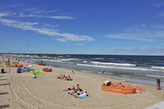 Kolobrzeg's Main Beach