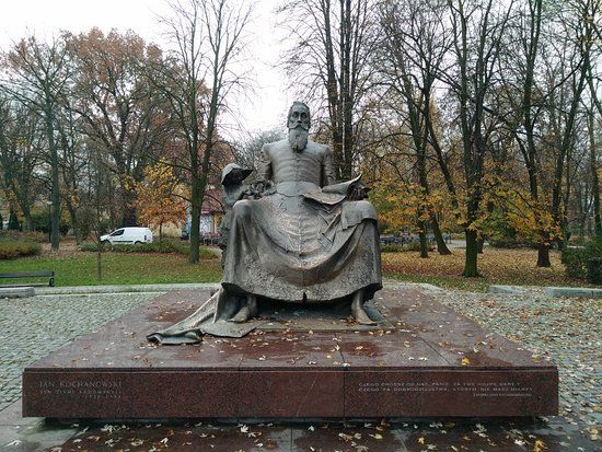 The statue of Jan Kochanowski
