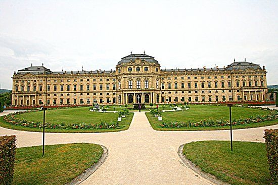 Wurzburg Residence with the Court Gardens and Residence Square