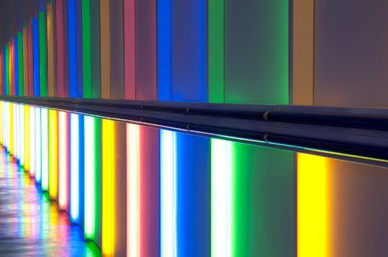 Dan Flavin Installation at Richmond Hall