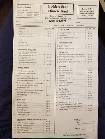 Golden Star Chinese Food
