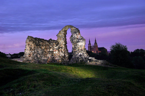 Ruins of the Rezekne Castle Hill
