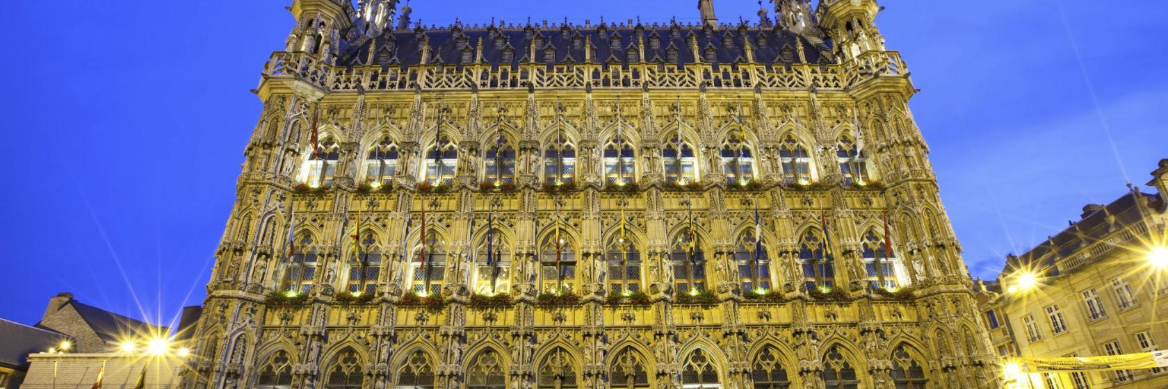 Historical Leuven Town hall