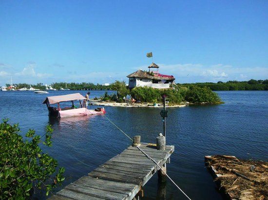 JOYSXEE Floating Bottle Island