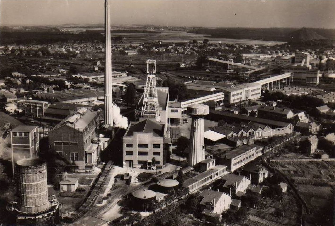 Mine-image de la fosse n° 2 de Oignies