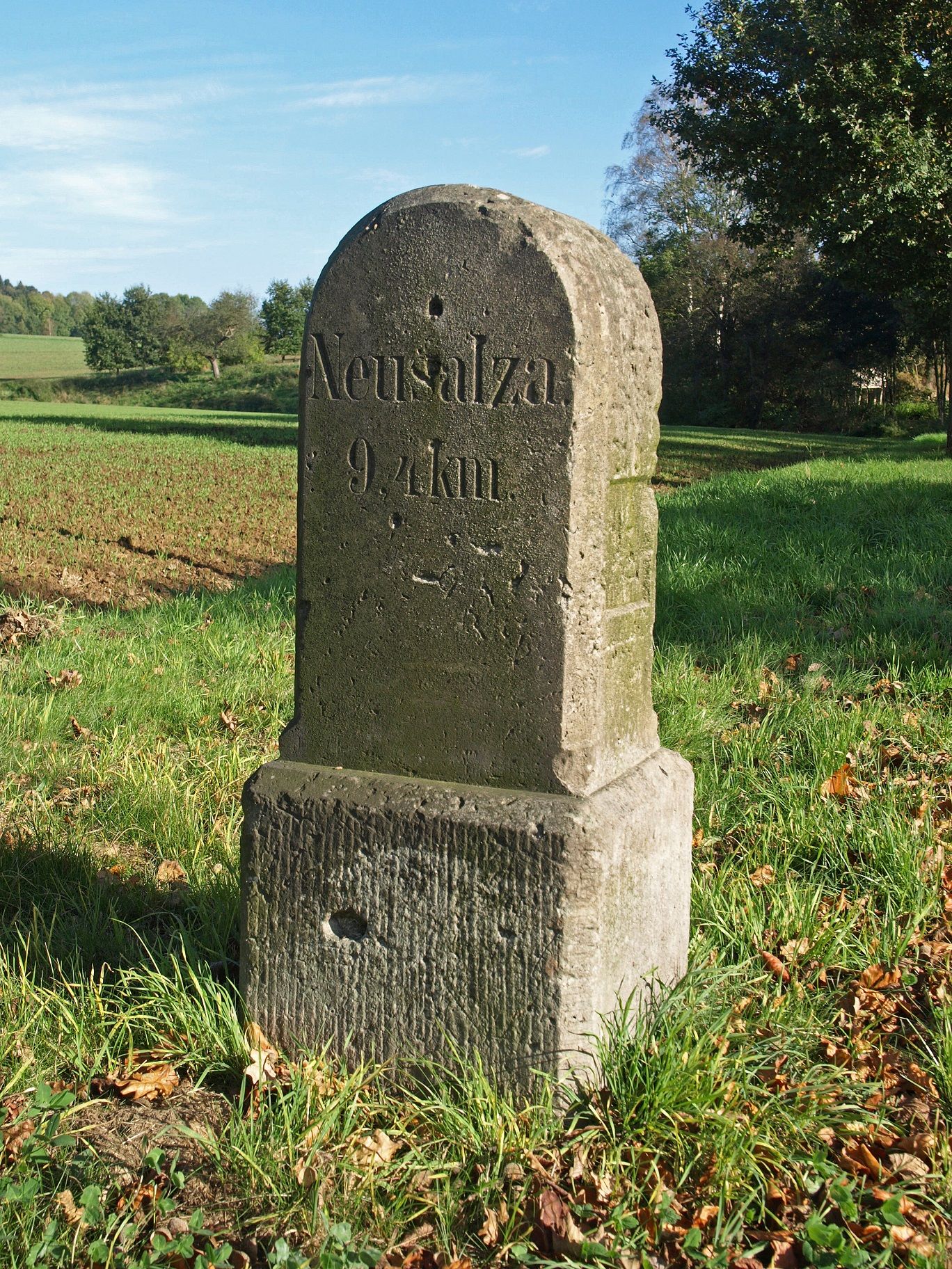 Königlich-Sächsischer Meilenstein Suppo